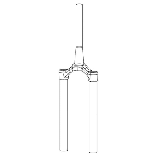 RockShox CSU Lyrik B1/Yari Dual Position Air 27.5" Boost Comp 15X110mm 42 Offset Aluminum Taper Diffusion BLK no gradients-Goodwynn's
