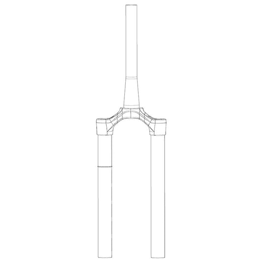 RockShox CSU - DebonAir 27.5" 15x110mm 37mm OS Tapered Steerer Pike B1-B2 Pike Select/Select+ 2020 Diffusion BLK-Goodwynn's