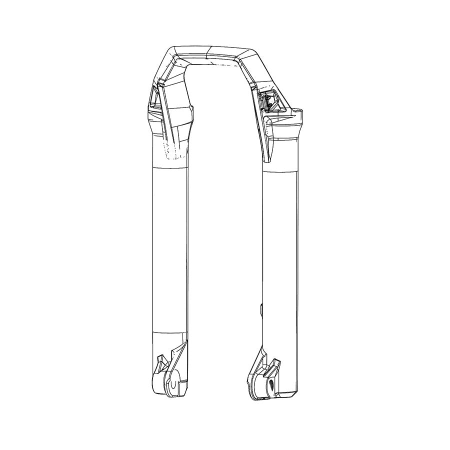 RockShox Lower Leg for ZEB Gray 27.5" 11.4018.091.039-Goodwynn'sGoodwynn's