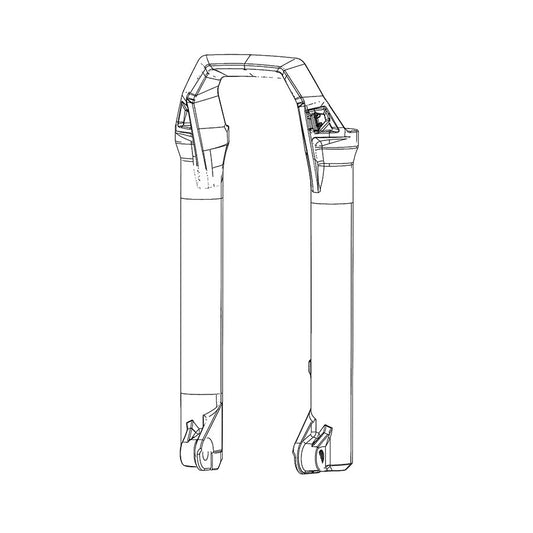 RockShox Lower Leg for ZEB Gray 27.5" 11.4018.091.039-Goodwynn's