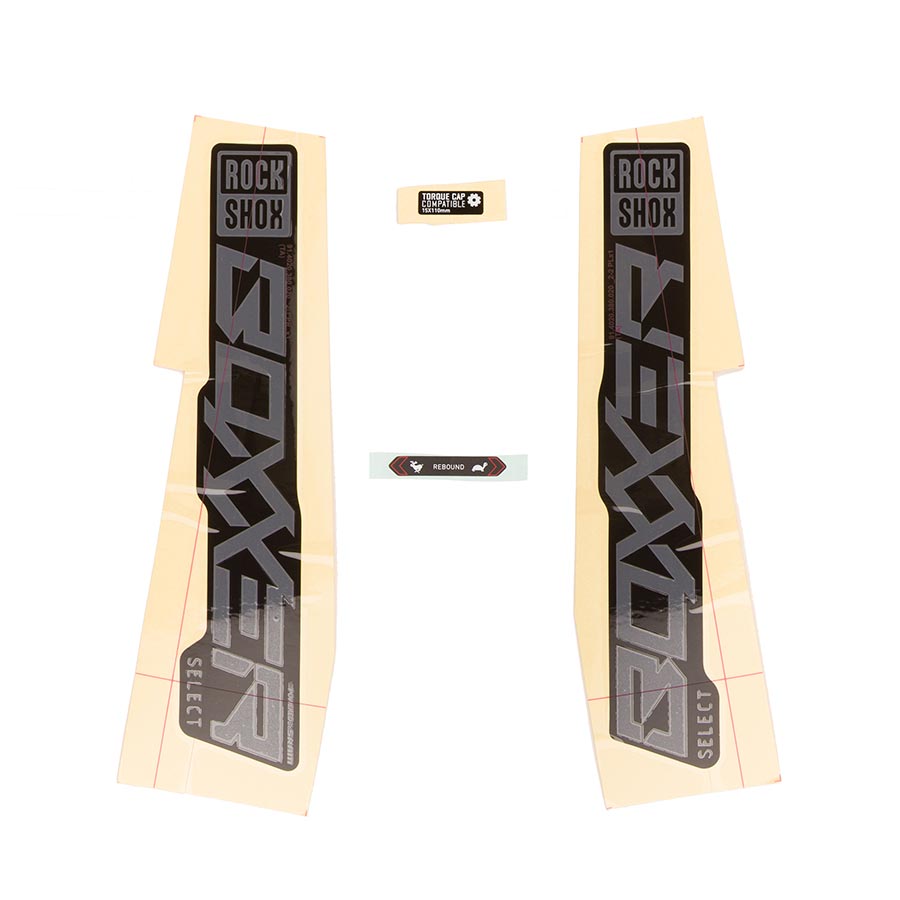 RockShox Decal Kit for Boxxer SEL Grey/Black 11.4018.105.002-Goodwynn'sGoodwynn's