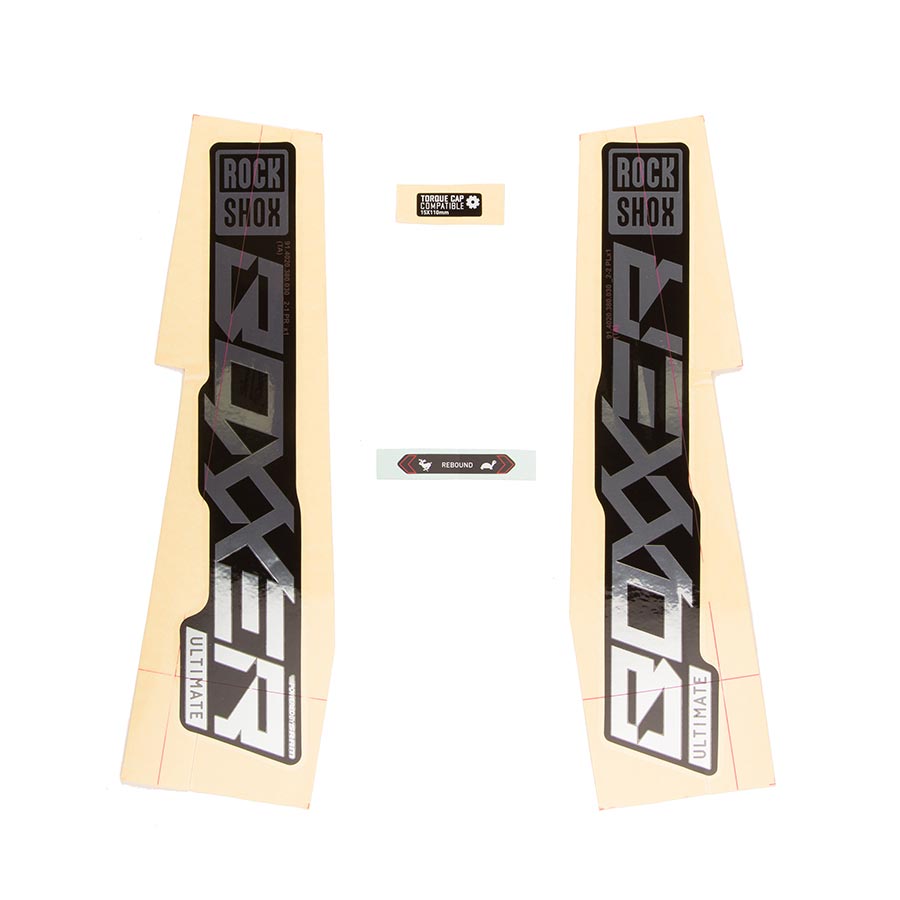 RockShox Decal Kit for Boxxer ULT Polar/Black 11.4018.105.003-Goodwynn'sGoodwynn's
