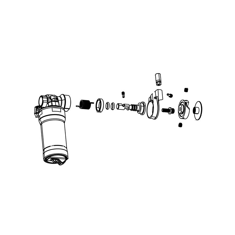 RockShox Reservoir Assy for Super Deluxe 11.4118.057.010-Goodwynn'sGoodwynn's