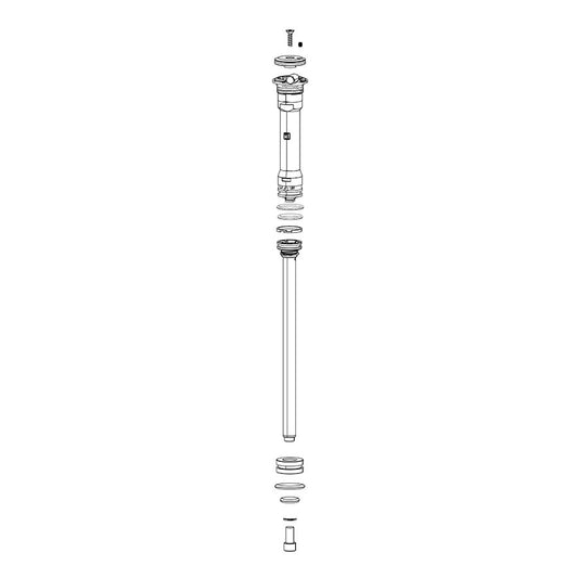 RockShox Damper for Paragon Gold Remote Remote 10mm (2013+ PushLoc OneLoc Twistloc) Moco (Includes Spool Cable Clamp & Screw) - Paragon Gold RL A1+ 11.4018.097.002-Goodwynn's