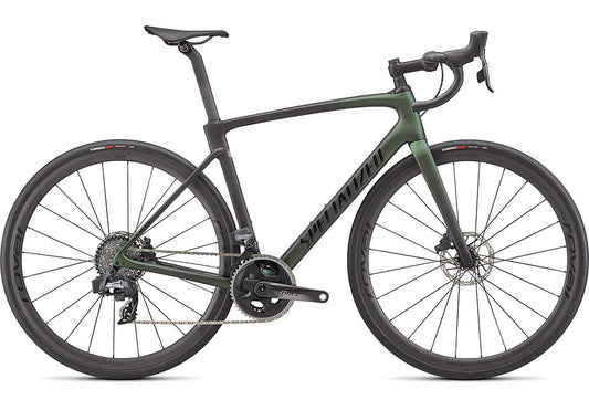 2022 Specialized roubaix pro bike chameleon silver green/black/spectraflair/black reflective 56-Goodwynn's