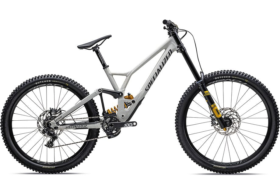 2023 Specialized demo race bike satin smoke / cool grey / birch over dune white / obsidian s2-Goodwynn'sGoodwynn's