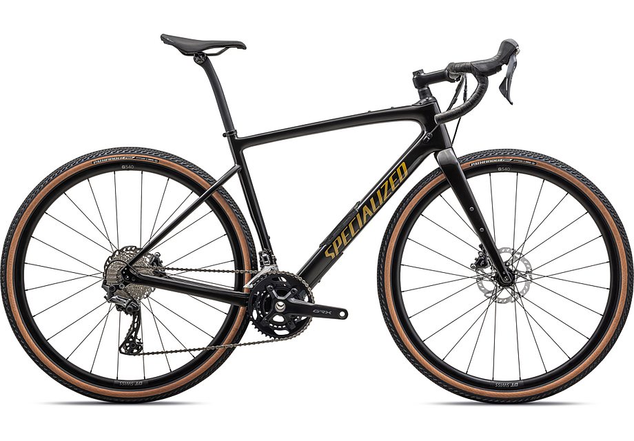 2023 Specialized diverge comp carbon bike gloss obsidian/harvest gold metallic 61