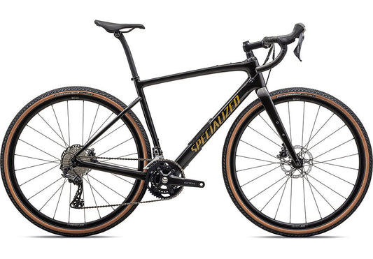 2023 Specialized diverge comp carbon bike gloss obsidian/harvest gold metallic 54-Goodwynn's