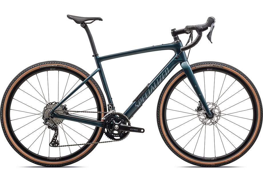2023 Specialized diverge comp carbon bike gloss metallic deep lake granite/pearl 49-Goodwynn'sGoodwynn's