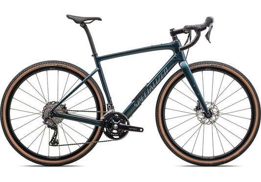 2023 Specialized diverge comp carbon bike gloss metallic deep lake granite/pearl 61-Goodwynn's