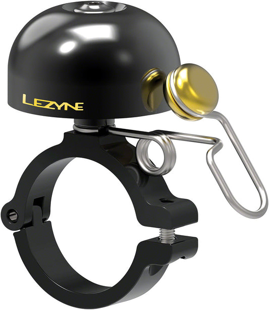 Lezyne Classic Brass Bell - Hard Mount Black-Goodwynn's