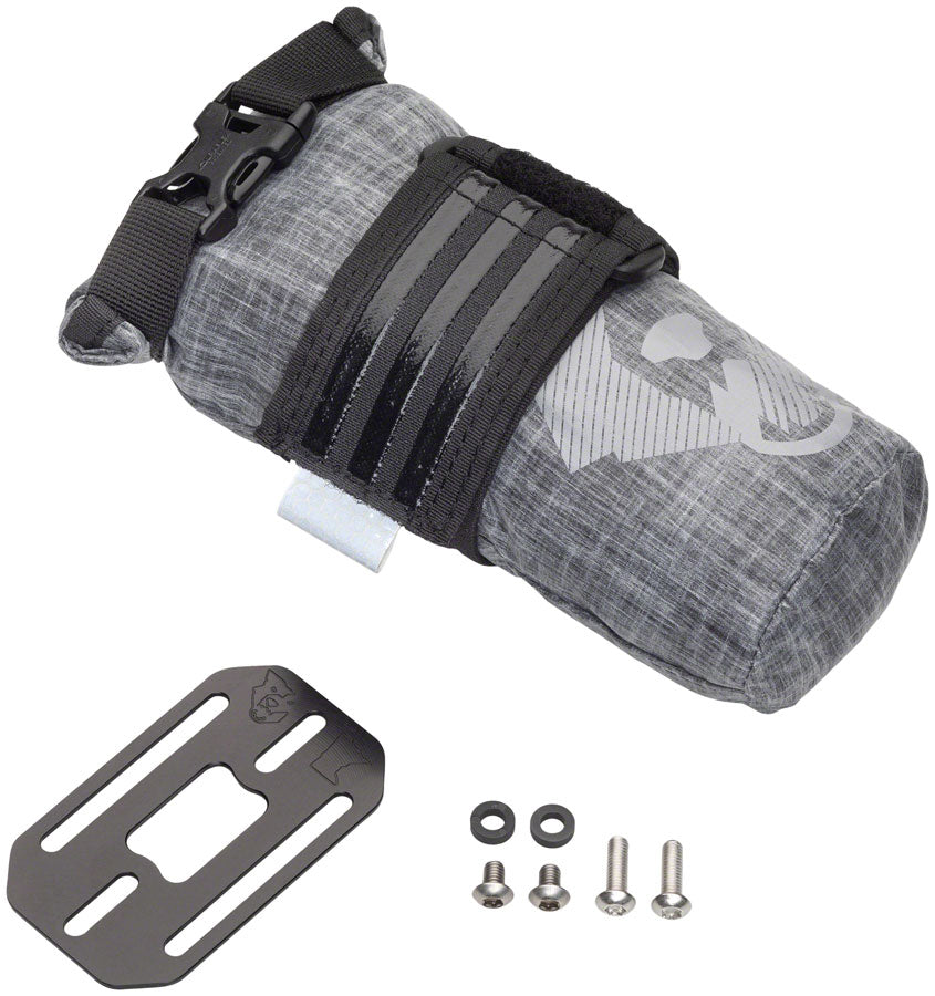 Wolf Tooth B-RAD TekLite Roll-Top Bag and Mounting Plate - 1L Black-Goodwynn'sGoodwynn's
