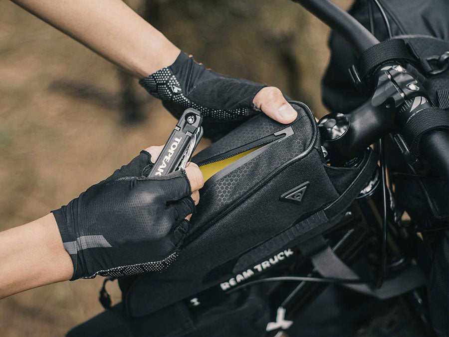 Topeak TopLoader Top Tube Bag - Strap-On Black-Goodwynn'sGoodwynn's