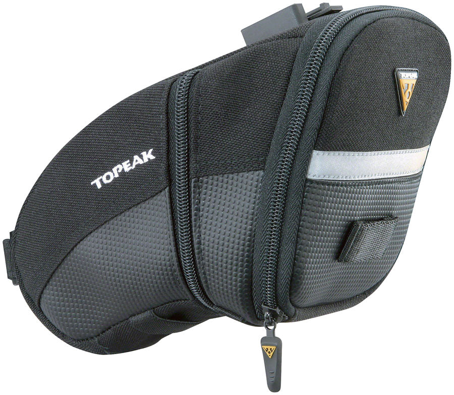 Topeak Aero Wedge Seat Bag - QuickClick Large Black-Goodwynn'sGoodwynn's