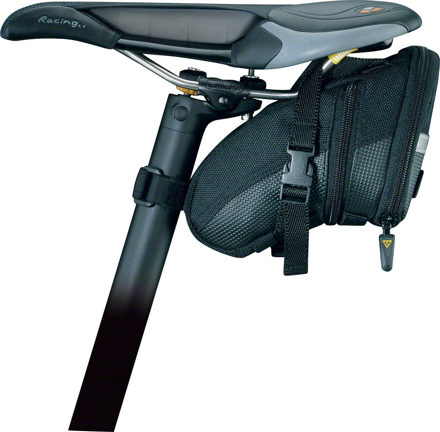 Topeak Aero Wedge Seat Bag - Strap-on Medium Black-Goodwynn'sGoodwynn's