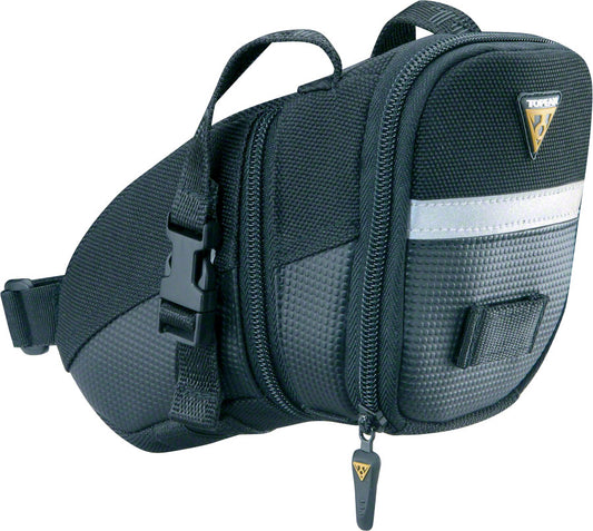 Topeak Aero Wedge Seat Bag - Strap-on Medium Black