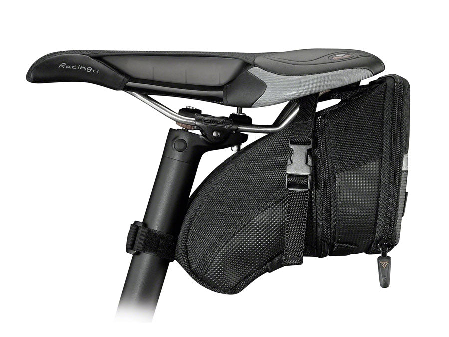 Topeak Aero Wedge Seat Bag - Strap-on Large Black-Goodwynn'sGoodwynn's