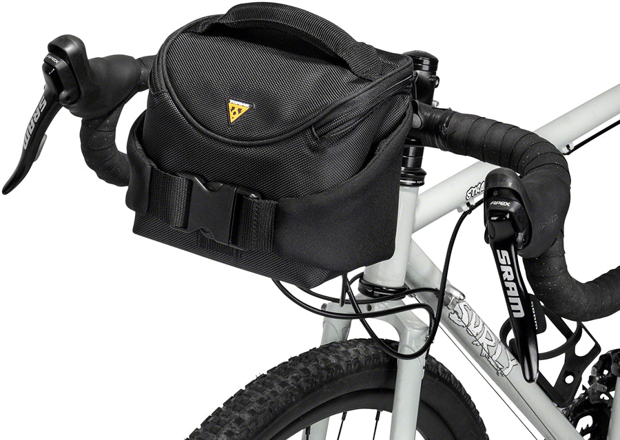 Topeak Compact Handlebar Bag/Fanny Pack - Includes Fixer 8 Black-Goodwynn'sGoodwynn's