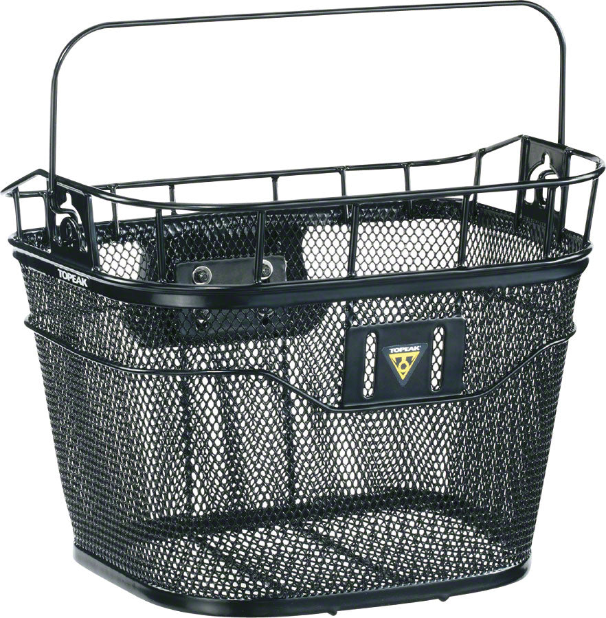 Topeak Front Basket with Fixer 3 Handlebar Bracket: Black-Goodwynn'sGoodwynn's