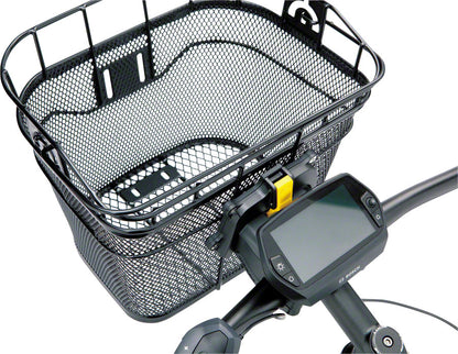 Topeak Front Basket with Fixer 3 Handlebar Bracket: Black