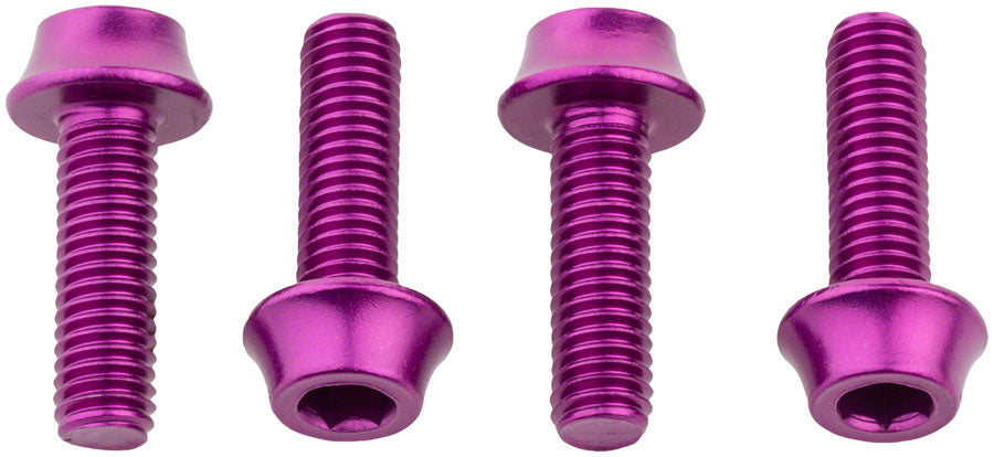 Wolf Tooth Water Bottle Cage Bolts - Set/4 Aluminum Purple-Goodwynn'sGoodwynn's
