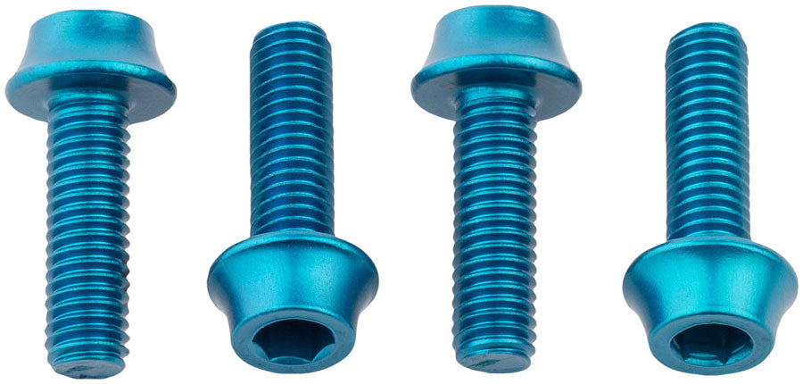 Wolf Tooth Water Bottle Cage Bolts - Set/4 Aluminum Teal-Goodwynn'sGoodwynn's