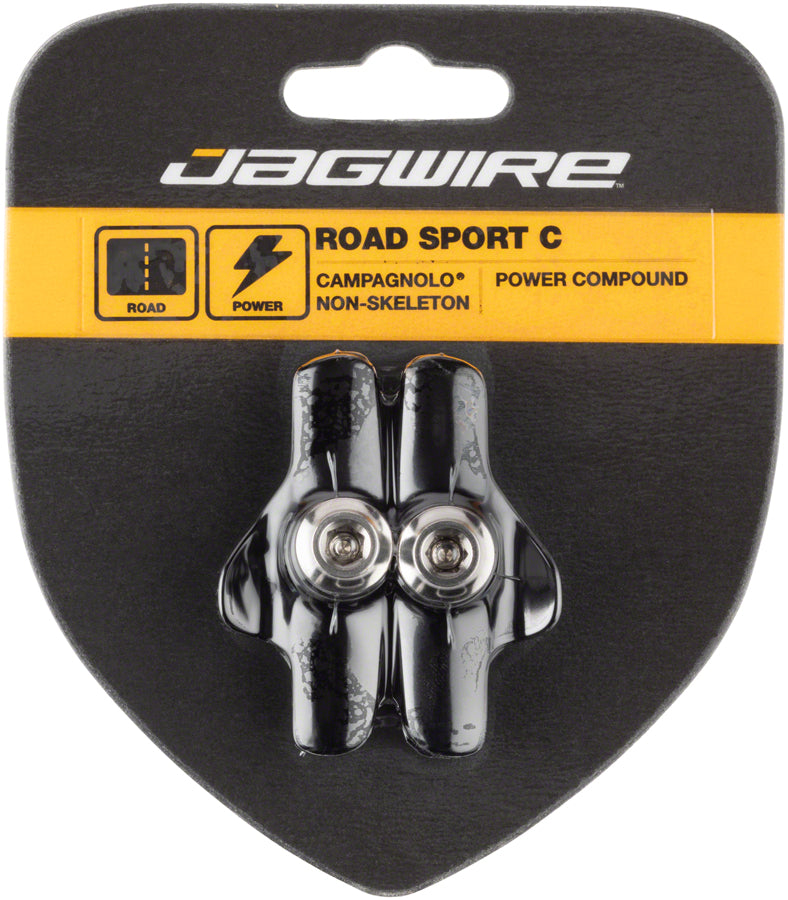 Jagwire Road Sport C Brake Pads Campagnolo Non-Skeleton Black-Goodwynn'sGoodwynn's