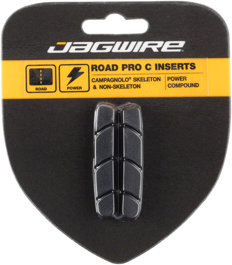 Jagwire Road Pro C Brake Pad Inserts Campagnolo Friction Fit Black-Goodwynn'sGoodwynn's