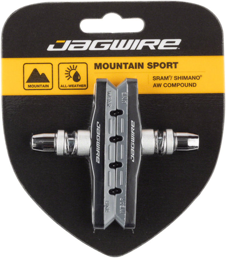 Jagwire Mountain Sport Brake Pads Threaded Post Gray-Goodwynn'sGoodwynn's