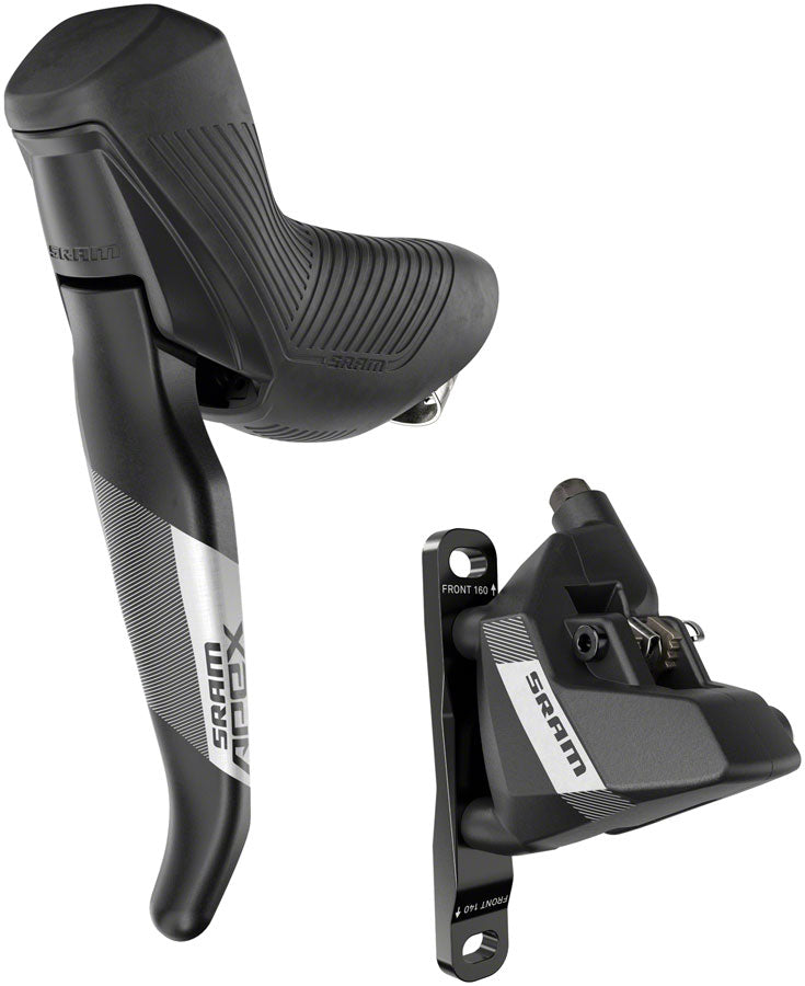 SRAM Apex Disc Brake Lever - Left/Rear Flat Mount 2-Piston 20mm Offset BLK A1-Goodwynn'sGoodwynn's