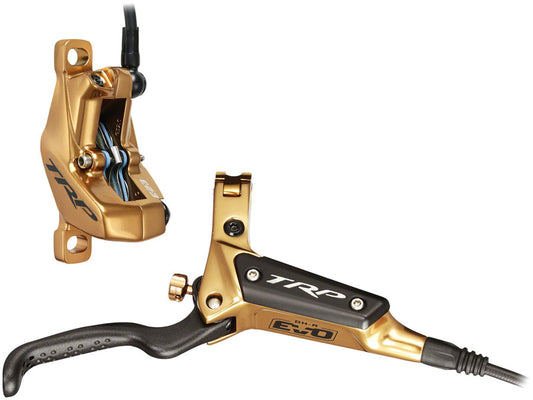 TRP DH-R EVO HD-M846 Disc Brake and Lever - Rear Hydraulic Post Mount Gold-Goodwynn's
