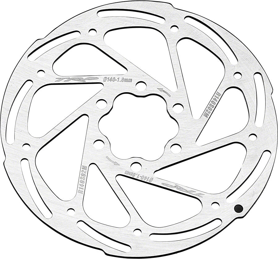 TRP R2 Disc Rotor - 140mm 6-Bolt 1.8mm Silver-Goodwynn'sGoodwynn's