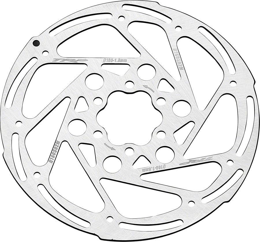 TRP R2 Disc Brake Rotor - 160mm 6-Bolt 1.8mm Rust Blocker Treatment Silver-Goodwynn'sGoodwynn's