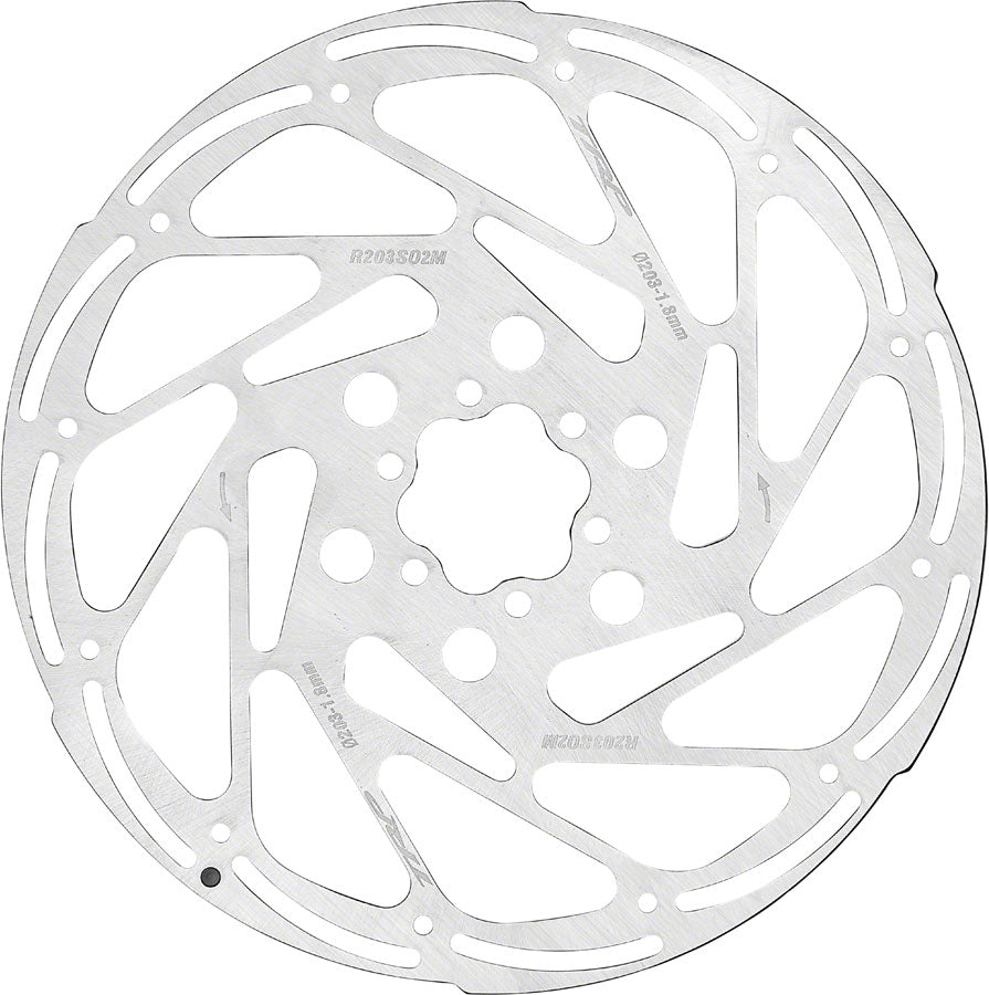 TRP R2 Disc Brake Rotor - 203mm 6-Bolt 1.8mm Rust Blocker Treatment Silver-Goodwynn'sGoodwynn's