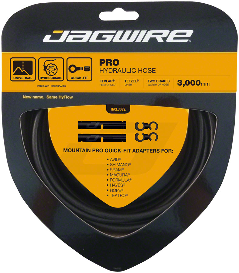 Jagwire Pro Hydraulic Disc Brake Hose Kit 3000mm Stealth Black-Goodwynn'sGoodwynn's