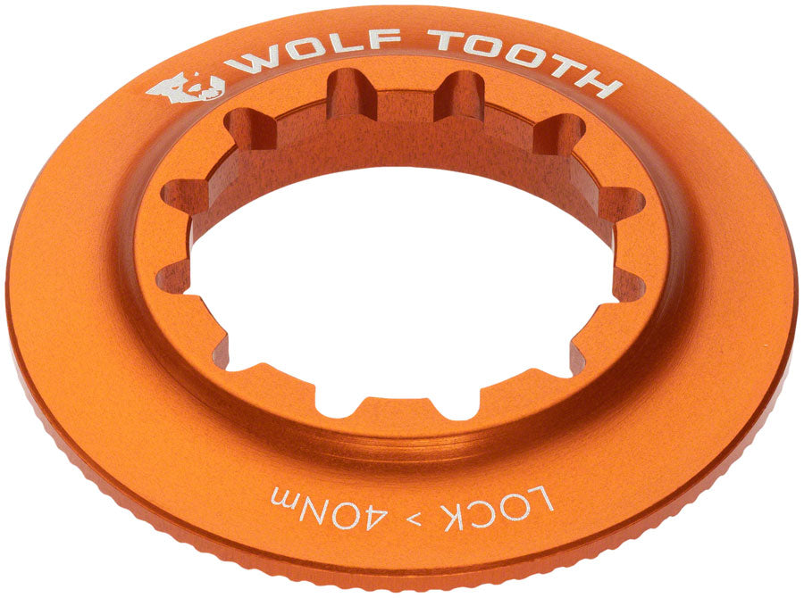 Wolf Tooth Centerlock Rotor Lockring - Internal Splined Orange-Goodwynn'sGoodwynn's