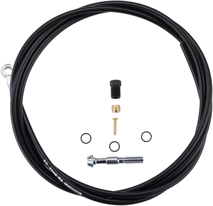 Shimano SM-BH59-SB Low Pressure Disc Brake Hose Kit - Normal Silver Banjo Caliper Connector 1700mm BLK-Goodwynn'sGoodwynn's