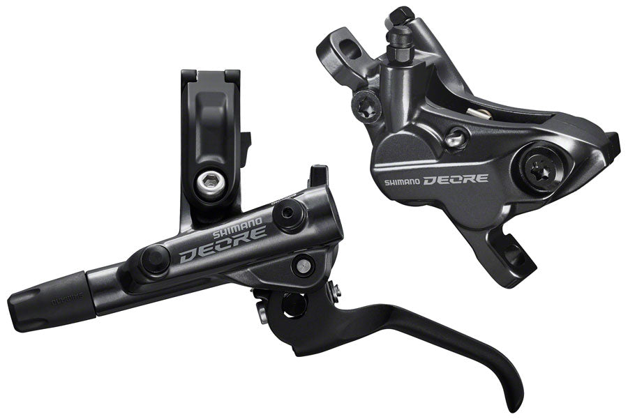 Shimano Deore BL-M6100/BR-M6120 Disc Brake Lever - Front Hydraulic Resin Pads Gray-Goodwynn'sGoodwynn's