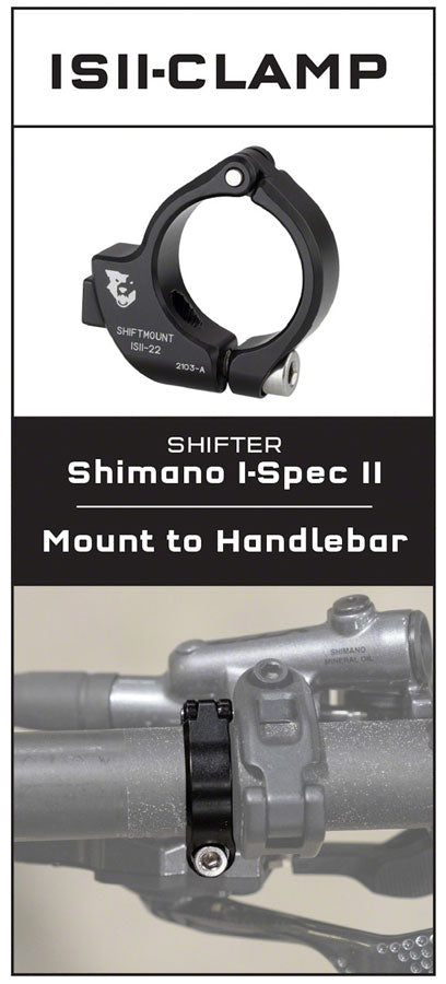 Wolf Tooth ShiftMount Clamp for I-spec II Shifters - 22.2mm-Goodwynn'sGoodwynn's