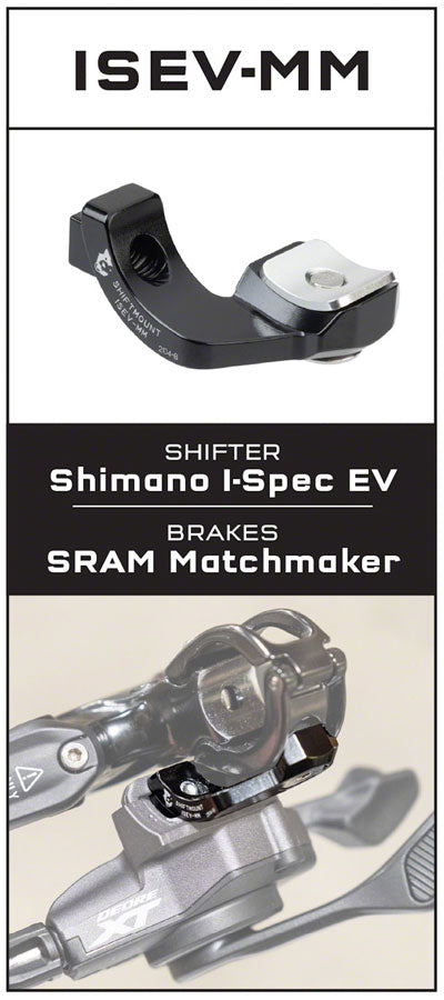 Wolf Tooth ShiftMount I-spec EV Shifter to SRAM Matchmaker Brake-Goodwynn'sGoodwynn's