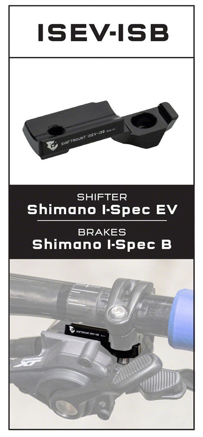 Wolf Tooth ShiftMount I-Spec-EV Shifter to I-Spec-AB Brake-Goodwynn'sGoodwynn's