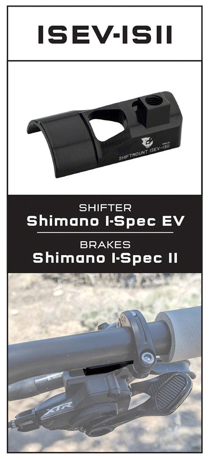 Wolf Tooth ShiftMount I-Spec-EV Shifter to I-Spec-II Brake-Goodwynn'sGoodwynn's