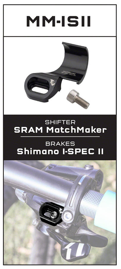 Wolf Tooth ShiftMount SRAM Matchmaker Shifter to I-Spec-II Brake-Goodwynn'sGoodwynn's