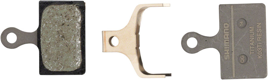 Shimano K05Ti-RX Disc Brake Pads Springs - Resin Compound Titanium Back Plate One Pair-Goodwynn'sGoodwynn's