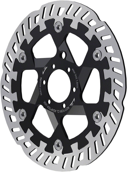 Magura MDR-P Disc Brake Rotor - 180mm 6-Bolt Silver/Black-Goodwynn's