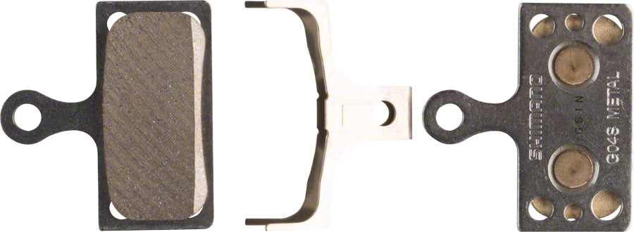 Shimano G04S-MX Disc Brake Pads Springs - Metal Compound Stainless Steel Back Plate One Pair-Goodwynn'sGoodwynn's