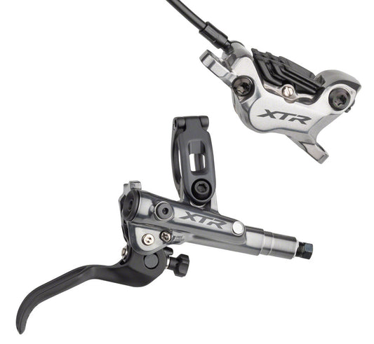 Shimano XTR BL- M9120/BR-M9120 Disc Brake Lever - Front Hydraulic Post Mount Finned Metal Pads Gray