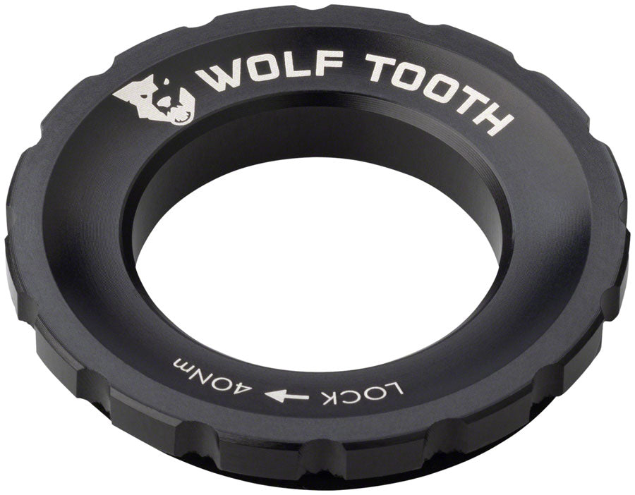 Wolf Tooth CenterLock Rotor Lockring - External Splined Black-Goodwynn'sGoodwynn's