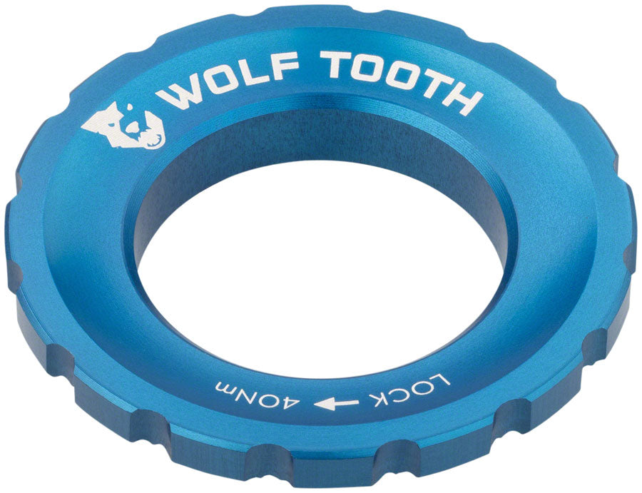 Wolf Tooth CenterLock Rotor Lockring - External Splined Blue-Goodwynn'sGoodwynn's