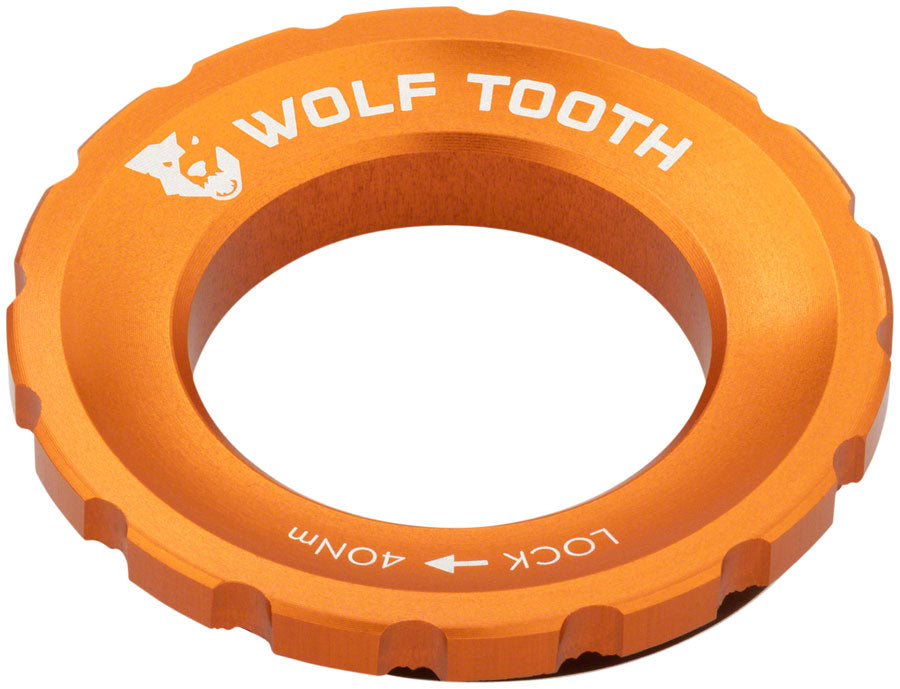 Wolf Tooth CenterLock Rotor Lockring - External Splined Orange-Goodwynn'sGoodwynn's
